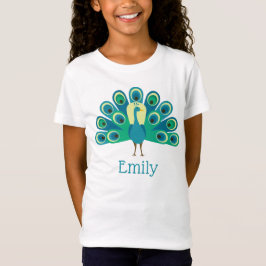 Cute Peacock Personlig T-shirt
