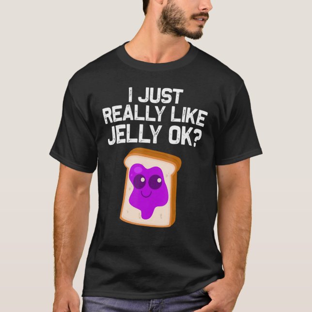 Cute Peanut Butter and Jelly Manar Women Matching  T Shirt (Framsida)