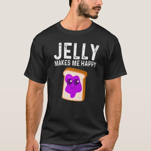 Cute Peanut Butter and Jelly Manar Women Matching  T Shirt (Framsida)