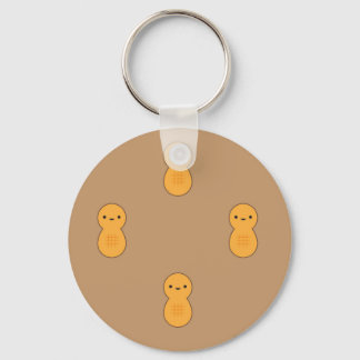Cute Peanut Mönster Nyckelring