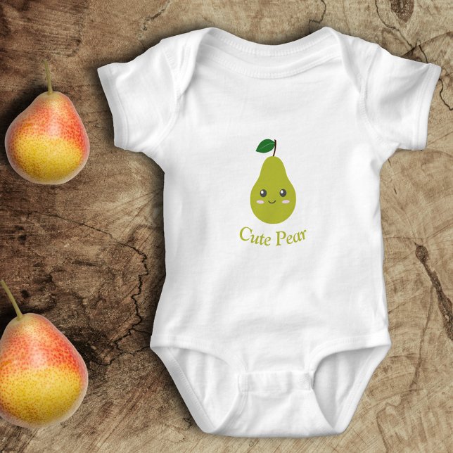 Cute Pear T Shirt (Cute Pear Baby Bodysuit)