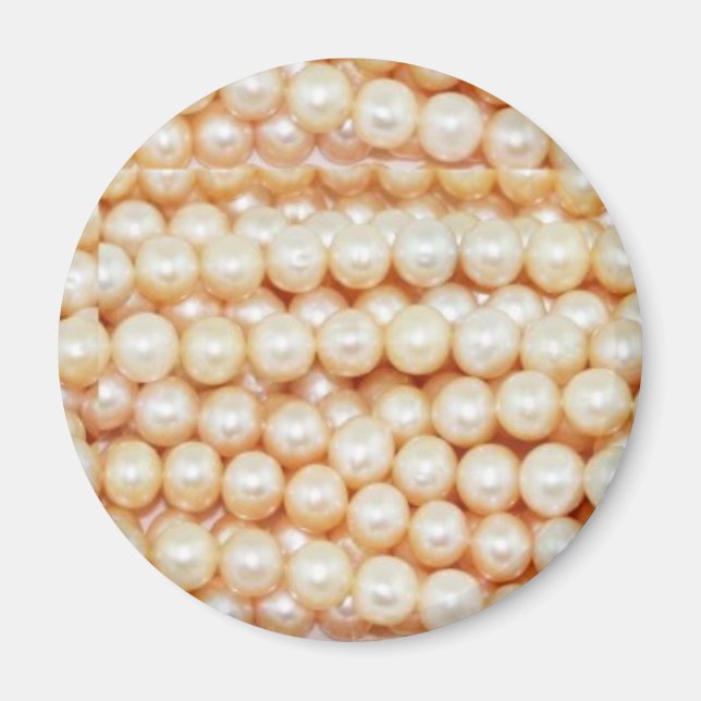 CUTE PEARL STRANDS - Njut av säsongens lyckönsknin Magnet (Framsidan)