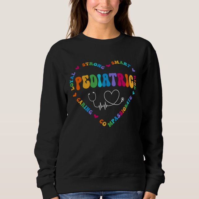Cute Pediatric Squad Appreciation Nursing T Shirt (Framsida)
