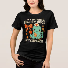 Cute Pediatriska sjuksköterskor Halloween Octopus T Shirt