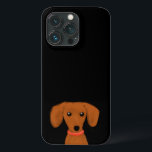 Cute Peeking Dachshund | Wiener Hund Puppy Doxie<br><div class="desc">Den söta hund Dachshund-valpen med stor diskett öron. Den här roligten wiener hund älskare mobilfodral finns för iPhone och Samsung. Kolla in Jenns Doodle World om du vill ha ännu fler Dachshund-elektroniktillbehör och roliga väskor till hund älskare.</div>