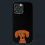 Cute Peeking Dachshund | Wiener Hund Puppy Doxie<br><div class="desc">Den söta hund Dachshund-valpen med stor diskett öron. Den här roligten wiener hund älskare mobilfodral finns för iPhone och Samsung. Kolla in Jenns Doodle World om du vill ha ännu fler Dachshund-elektroniktillbehör och roliga väskor till hund älskare.</div>