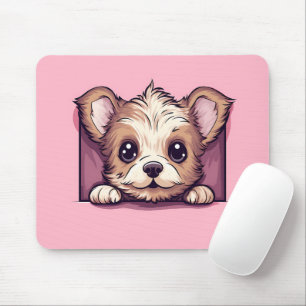 Cute Peeking Yorkshire Terrier Hund Musmatta