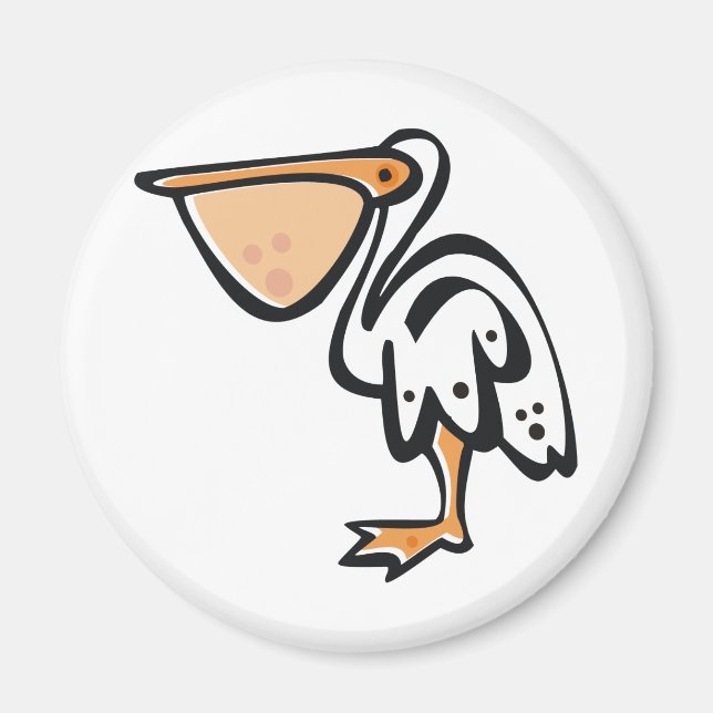 Cute Pelican Magnet (Framsidan)