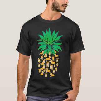Cute Pembroke Welsh Corgi Hundar Pineapple Manar K T Shirt