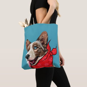 Cute Pembroke Welsh Corgi Tygkasse