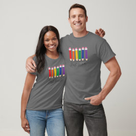 Cute Pencil Anpassningsbar T-Shirt