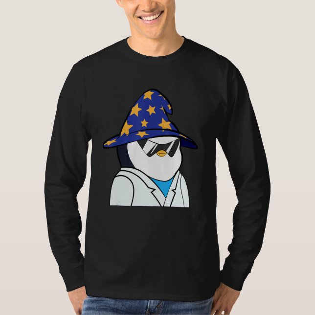 Cute Penguin 08 Penguin T Shirt (Framsida)
