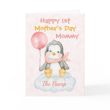 Cute Penguin 1:a Mors dag Rosa