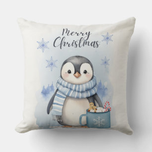 "Cute Penguin 3" Kudde