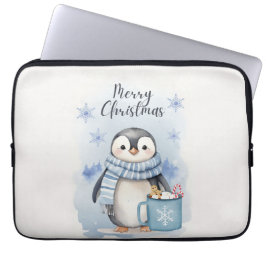 "Cute Penguin 3" Laptop Fodral