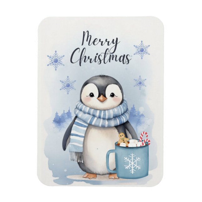 "Cute Penguin 3" Magnet (Vertikal)