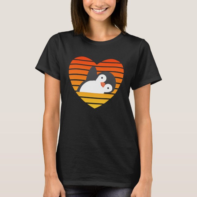 Cute Penguin Adorable Penguin Penguin Love Kid s P T Shirt (Framsida)