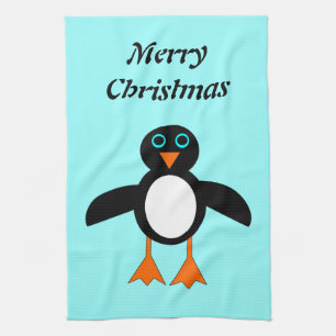 Cute Penguin-Anpassadet, julköksduk Kökshandduk