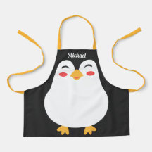 Cute Penguin Ansikte för barn All-over-utskrift