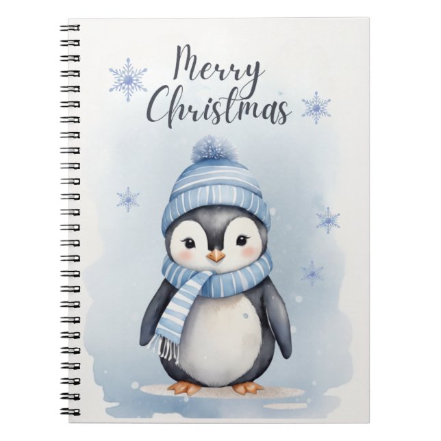 Cute Penguin Anteckningsbok (Framsidan)