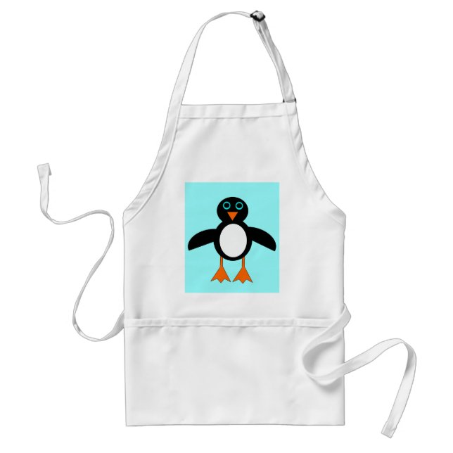Cute Penguin Apron Förkläde (Framsidan)