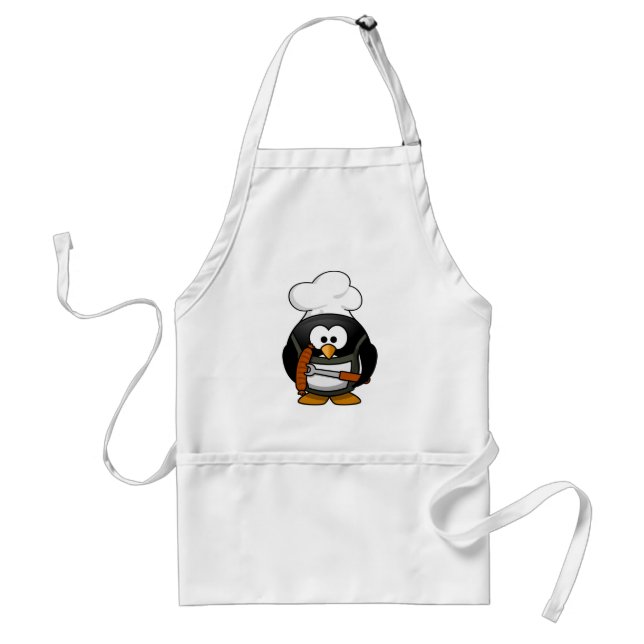Cute penguin apron förkläde (Framsidan)