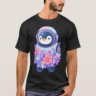 Cute Penguin Astronaut T Shirt