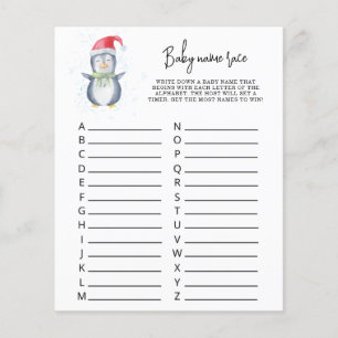 Cute Penguin - Baby namn tävling