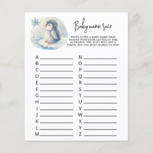 Cute Penguin - Baby namn tävling