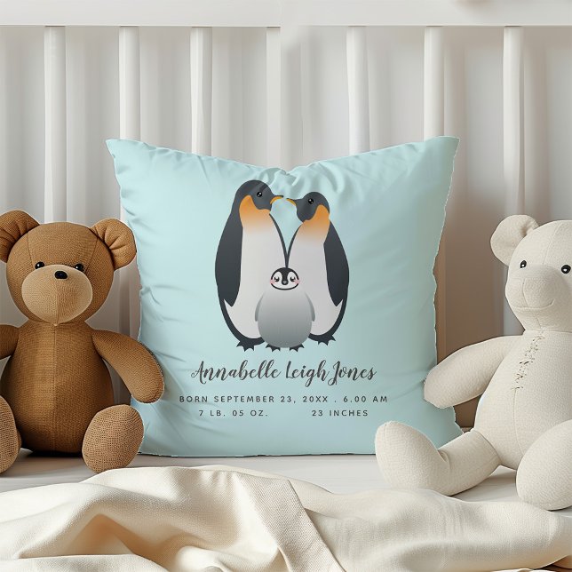 Cute Penguin Baby Nursery Kudde (Skapare uppladdad)