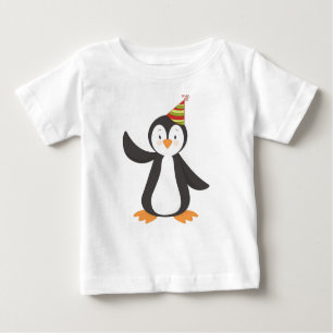 Cute Penguin, Baby Penguin, Penguin med Party Hat T Shirt