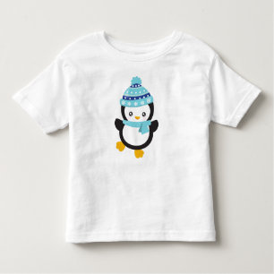 Cute Penguin, Baby Penguin, Penguin med scarf T Shirt