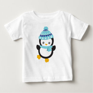 Cute Penguin, Baby Penguin, Penguin med scarf T Shirt