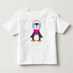 Cute Penguin, Baby Penguin, Penguin med scarf T Shirt