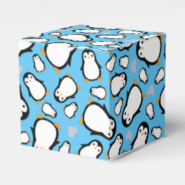 Cute Penguin Baby Shower Blue Boy Presentaskar
