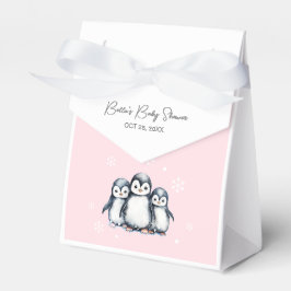 Cute Penguin Baby Shower Presentaskar