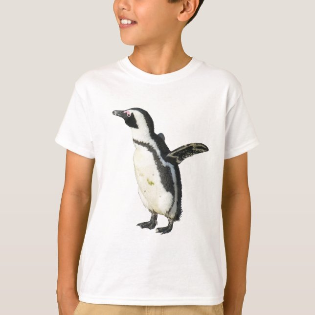 Cute Penguin Boulders Beach, Cape Town, SA T Shirt (Framsida)
