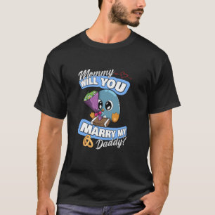 Cute Penguin Bröllop Erbjudande Mamma kommer att l T Shirt