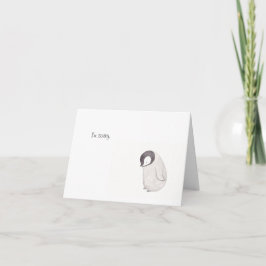 Cute Penguin Card av MiKa Art Kort