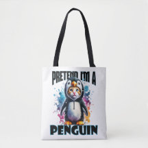Cute Penguin Cat-design för lekfulla skapelser