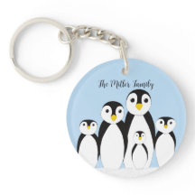 Cute Penguin-familjen