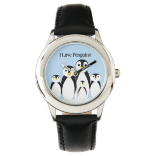 Cute Penguin-familjen Armbandsur