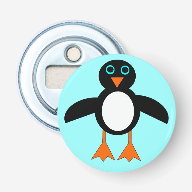Cute Penguin Flaska-öppnare Flasköppnare (Framsidan)