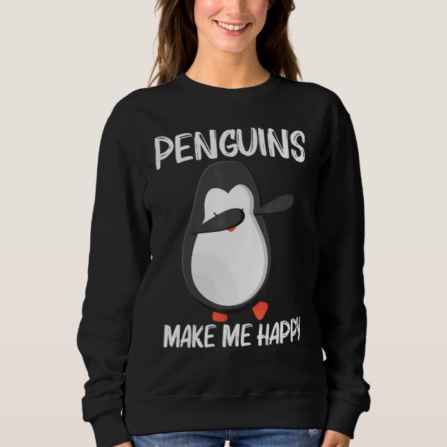 Cute Penguin For Men Women Antarctic Animal T Shirt (Framsida)