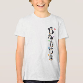 Cute Penguin Friends Kids T-Shirt — Adorable Pengu