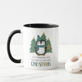 Cute Penguin Funny Penguin-ing-jul Mugg
