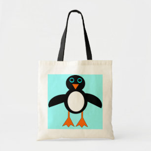 Cute Penguin Gift Bag Tygkasse