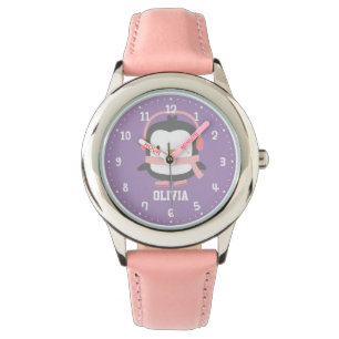 Cute Penguin Girls Personlig Watches Armbandsur