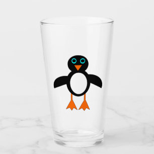 Cute penguin glaskopp