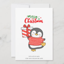 Cute Penguin God jul